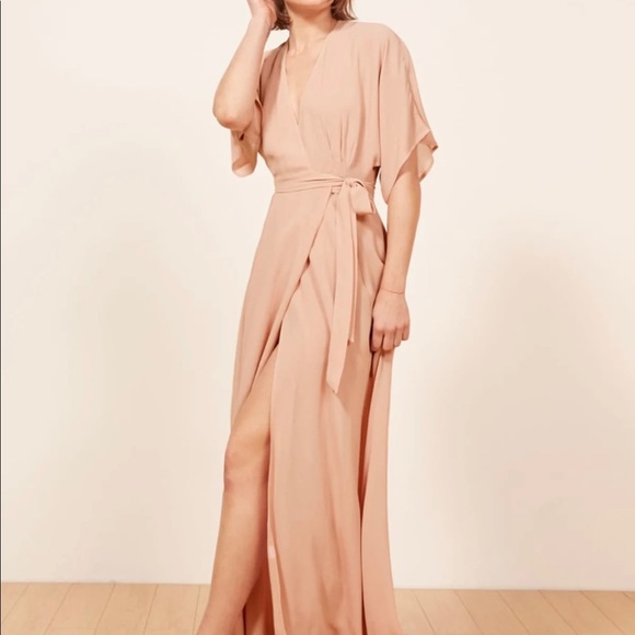 Reformation Winslow dress / blush / size XS - Picture 3 of 4